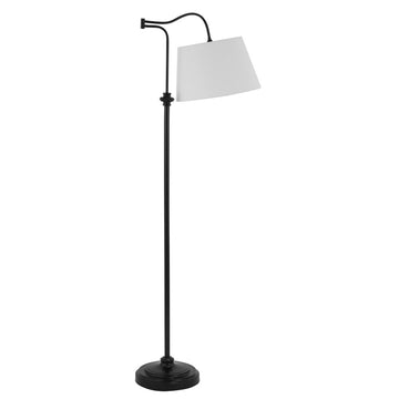 Jason 68.5" Metal Traditional Swing Arm LED Floor Lamp - JONATHAN Y